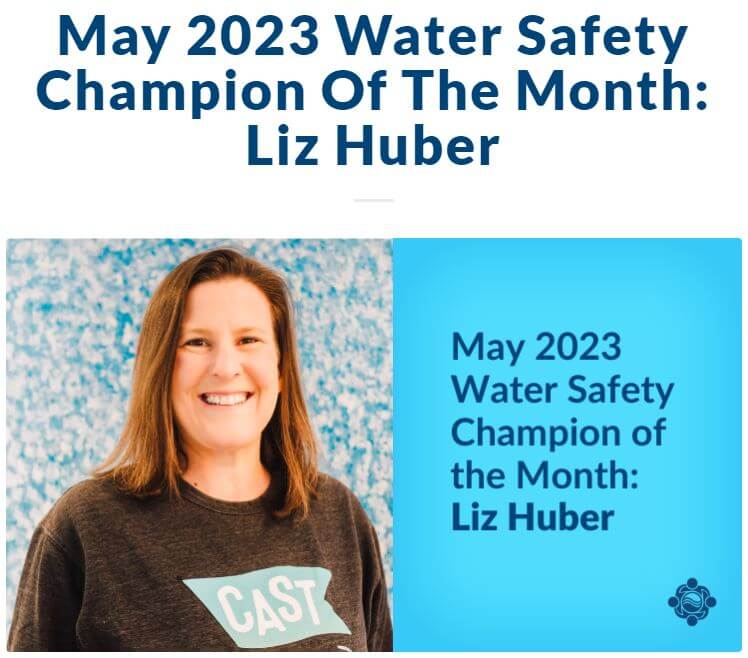 NDPA Water Safety Champion Of The Month: Liz Huber